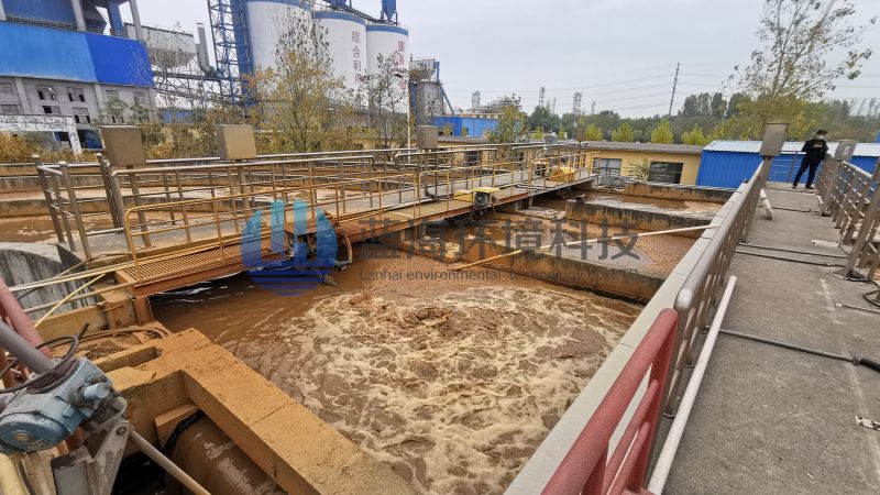 范縣濮王污水處理廠(chǎng)丨推流攪拌曝氣機使用效果