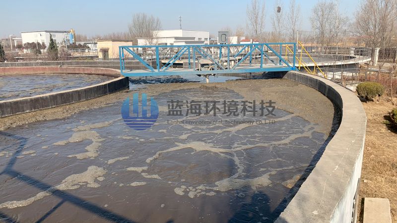 臺前縣污水處理廠(chǎng)丨11kw推流攪拌曝氣機使用效果