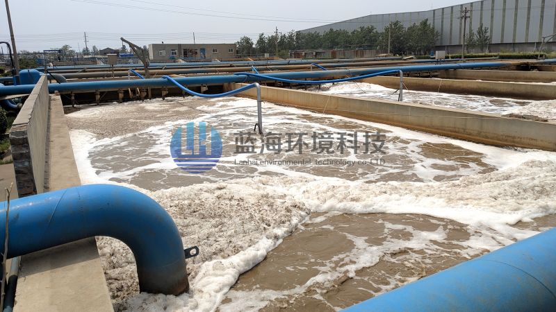 新疆江南宏達紙業(yè)丨潛水攪拌曝氣機使用現場(chǎng)