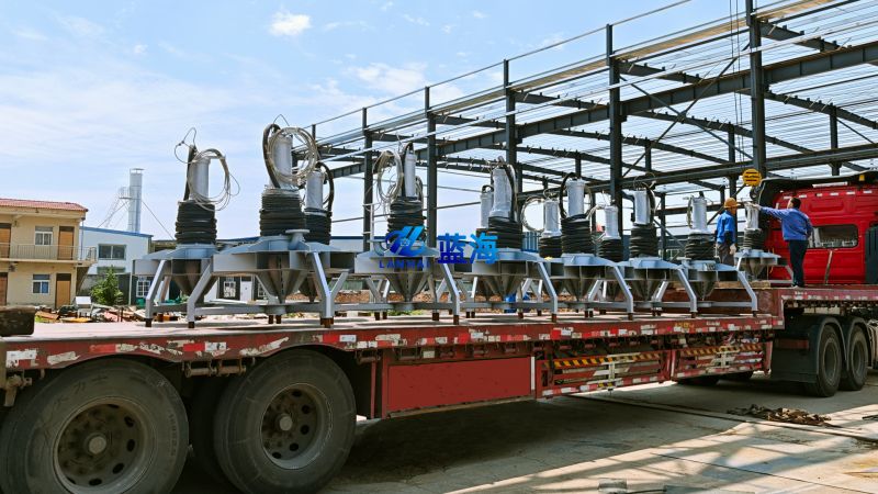 14臺3kw潛水攪拌曝氣一體機發(fā)往唐山，助力氧化渠改造