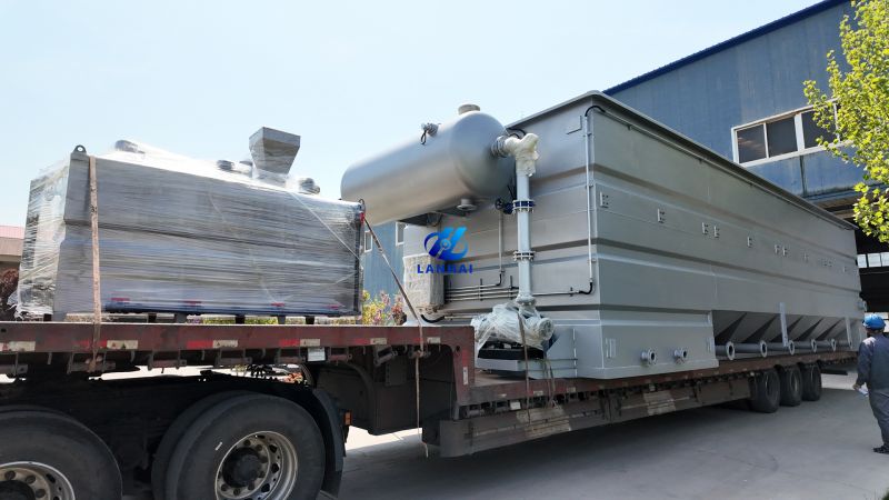 高 效賦能水處理｜LH DAF溶氣氣浮機發(fā)貨，以硬核實(shí)力守護碧水藍天